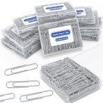 Jumbo Non-Skid Paper Clips - 1000 Count Pack