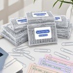 Jumbo Non-Skid Paper Clips - 1000 Count Pack