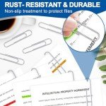 Jumbo Non-Skid Paper Clips - 100 Count