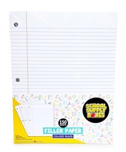 College-Ruled Loose Leaf Paper Boxes - 48 Sheets