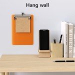 Mini Orange Clipboard - 5x7 Plastic for School