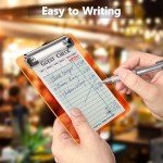 Mini Orange Clipboard - 5x7 Plastic for School