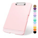 Pink Heavy Duty Clipboard with Storage Box