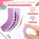 180 Pcs Cute Motivational Erasers for Kids