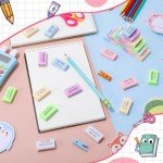 180 Pcs Cute Motivational Erasers for Kids