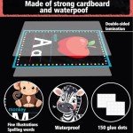 Black ABC Alphabet Wall Chart for Classrooms