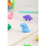 Dinosaur Cartoon Erasers - 12 Cute Designs