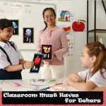 Black ABC Alphabet Wall Chart for Classrooms