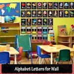 Black ABC Alphabet Wall Chart for Classrooms