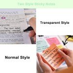 Bright Color Sticky Notes for Study & Office