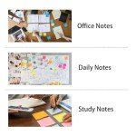 Bright Color Sticky Notes for Study & Office