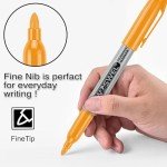 WOSWEL 50 Pack Assorted Fine Tip Permanent Markers