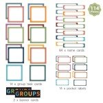 Boho Pocket Chart with 114 Classroom Job Cards