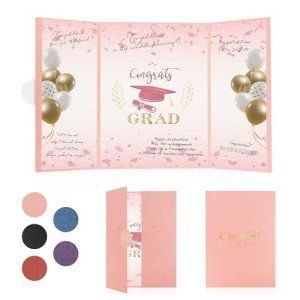 2025 Graduation Guest Book – Pink Sign-In Decor