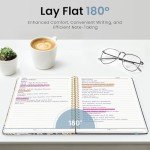 ZOTIA A5 Floral Spiral Journal Notebook - 140 Pages