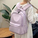 Cute Purple Backpack for School and Travel
