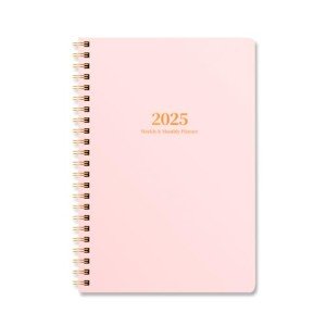 2025 Pink Weekly & Monthly Academic Planner