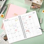 2025 Pink Weekly & Monthly Academic Planner