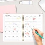2025 Pink Weekly & Monthly Academic Planner