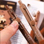 Cute Cartoon Bear Gel Pens - Set of 4
