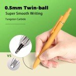 8-Pack Fine Point Gel Pens, Quick Dry Black Ink