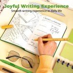 8-Pack Fine Point Gel Pens, Quick Dry Black Ink