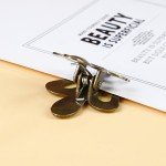 Retro Metal Binder Clips - 2 Pack for School