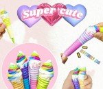 KUNHEHO Kawaii Squishy Pens - 4 Cute Designs