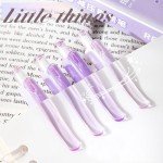 4-Piece Cute Gel Ink Pens Set - Purple