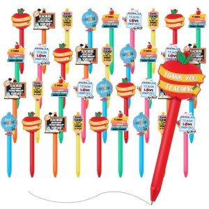 18 Pcs Fun Teacher Pens - Perfect Appreciation Gift