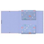 Dohe Pink Panther School Folder with Clips and Bands