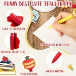 18 Pcs Fun Teacher Pens - Perfect Appreciation Gift