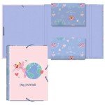 Dohe Pink Panther School Folder with Clips and Bands