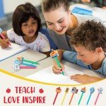 18 Pcs Fun Teacher Pens - Perfect Appreciation Gift