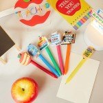 18 Pcs Fun Teacher Pens - Perfect Appreciation Gift