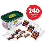 Crayola Crayon Tub - 240 Count Bulk Set