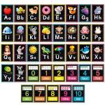 Black ABC Alphabet Wall Chart for Classrooms