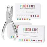 Reward Punch Cards for Classroom Incentives (200 Pack)