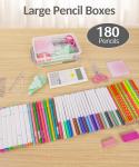 Sooez Extra Large Pencil Box Bundle - 6 Pack