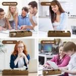 Bamboo Sticky Note and Pencil Holder Organizer