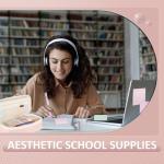Aesthetic College School Supplies Kit - 38 Pieces
