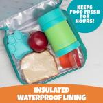 Girls' Insulated Lunch Bag - Durable Bento Tote