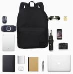 SUPACOOL Casual USB Charging Laptop Backpack Black