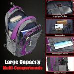 ProEtrade Purple Backpack for College and Travel