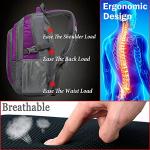 ProEtrade Purple Backpack for College and Travel