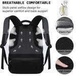 Slim Anti-Theft Laptop Backpack with USB Port