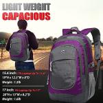 ProEtrade Purple Backpack for College and Travel
