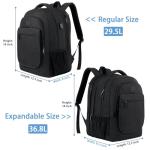 MATEIN Expandable School Backpack with USB Charging