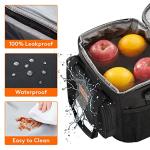 Lifewit Insulated Lunch Bag for Adults, Black