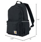 Carhartt 21L Black Laptop Backpack with Sleeve
